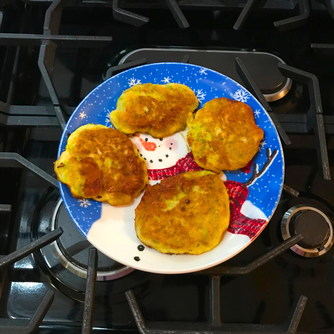 Meatless Friday Zucchini Pancakes
